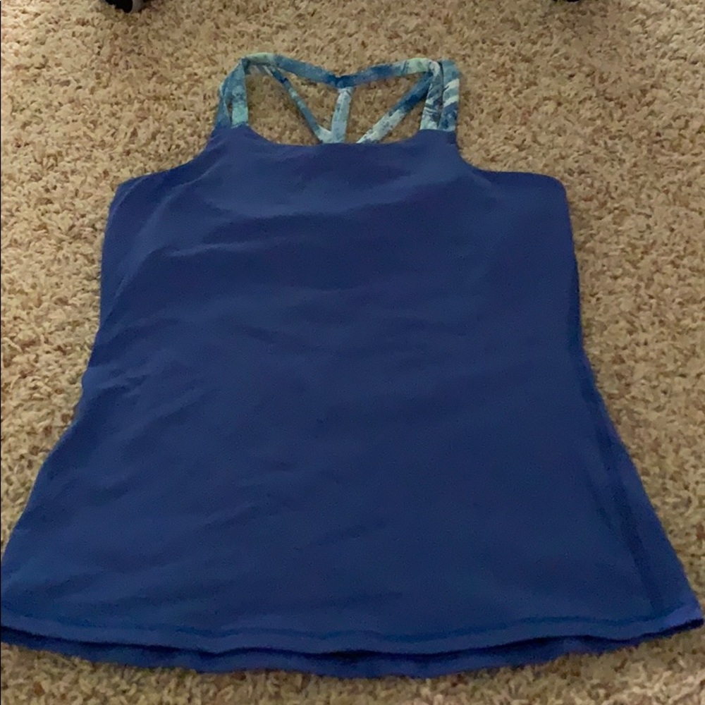 blue ivivva tank top!!